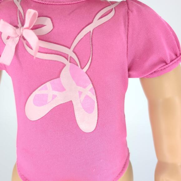 Funrise Toy Corp Ballet Shoes Hot Pink Short Sleeved Bodysuit for 18" Dolls -GUC - Picture 5 of 12